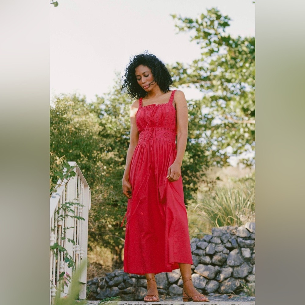 Christy Dawn Larissa Dress in Cherry Red